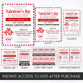 editable february fundraiser flyer